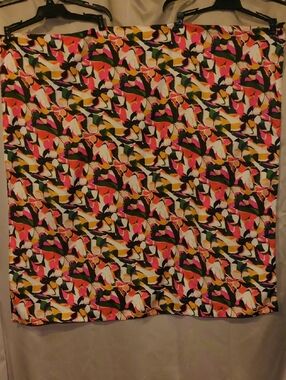 Colorful Abstract Print Scarf